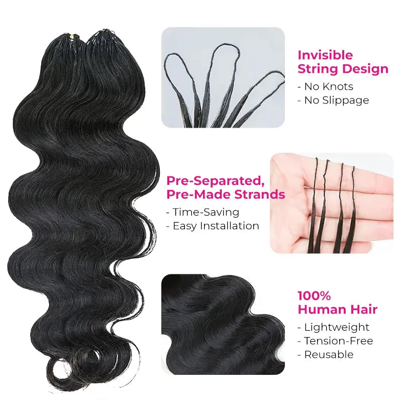 ISEE Miracle Knots™ Body Wave Human Hair