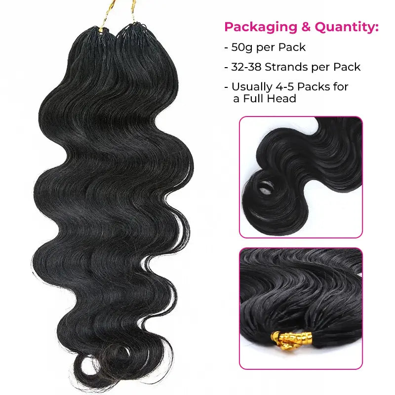 ISEE Miracle Knots™ Body Wave Human Hair