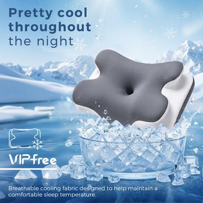 CloudRest™ Cooling Memory Neck Pillow