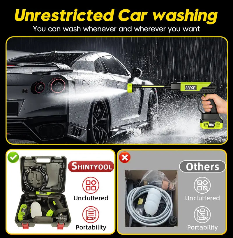 SEESE HydroBlast™ Cordless Power Washer