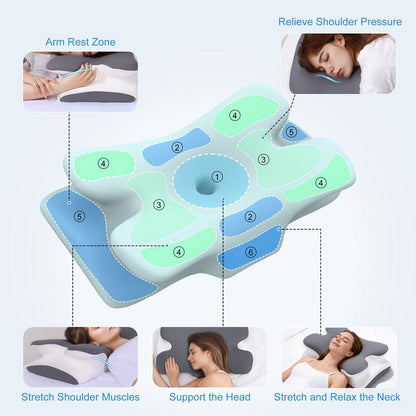 CloudRest™ Cooling Memory Neck Pillow