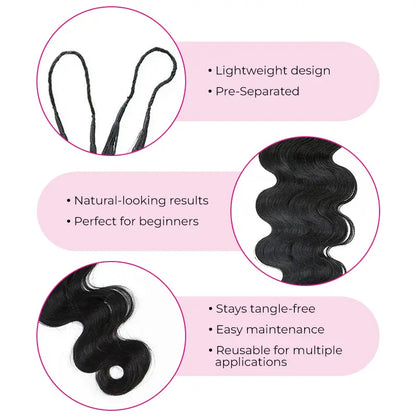 ISEE Miracle Knots™ Body Wave Human Hair