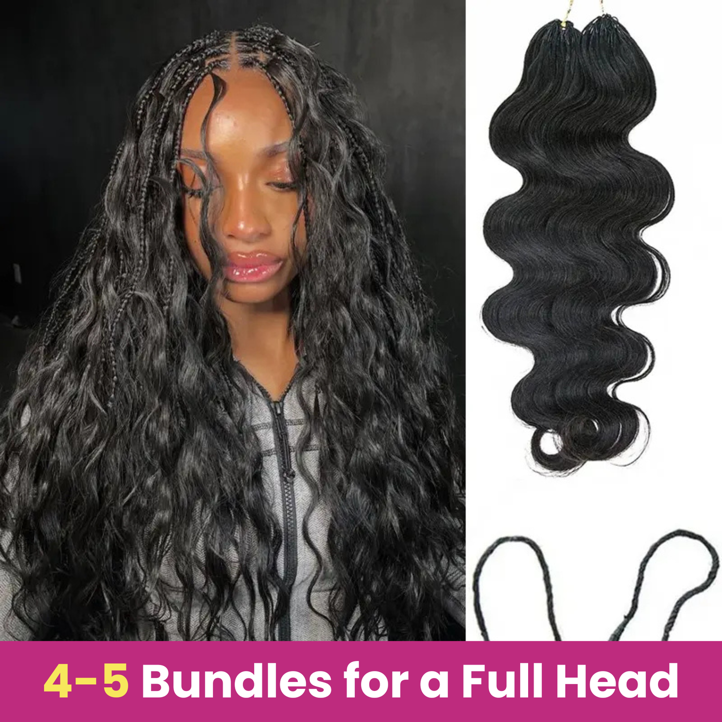ISEE Miracle Knots™ Body Wave Human Hair