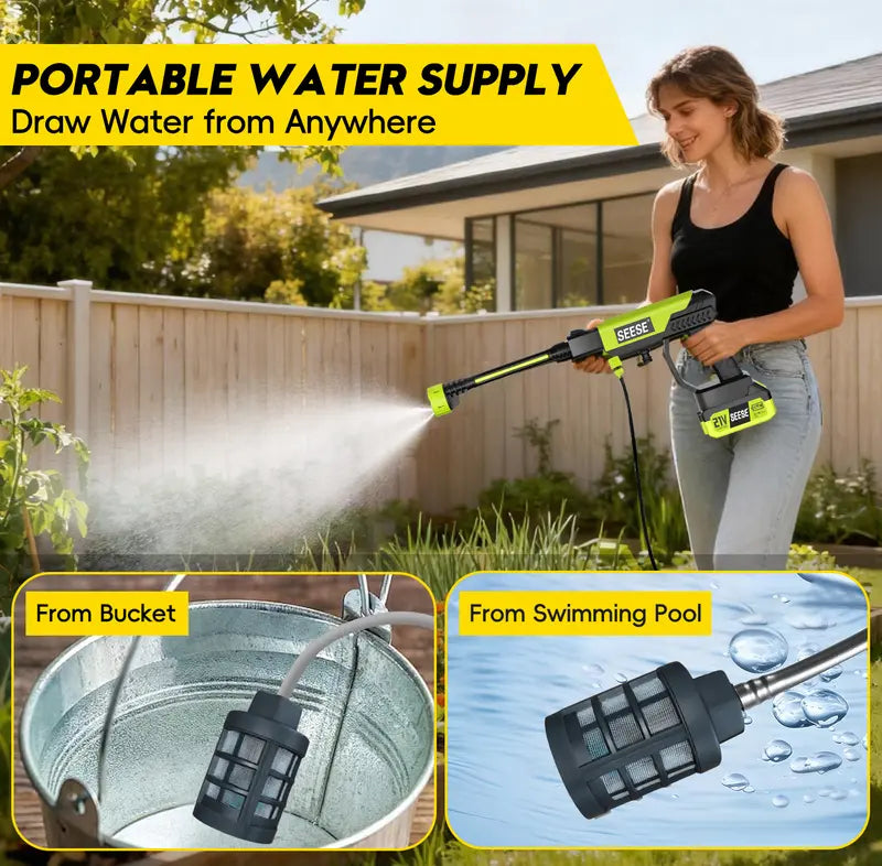 SEESE HydroBlast™ Cordless Power Washer